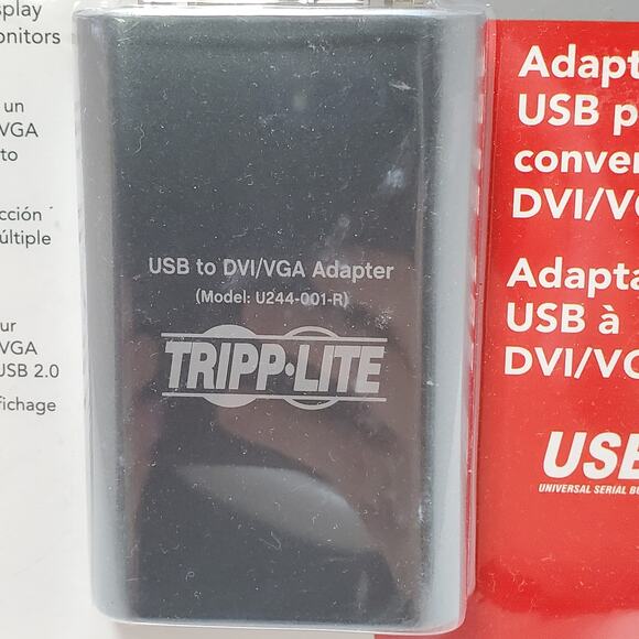 Tripp-Lite Adapter Notables USB to DVI/VGA 512 MB Memory New - Picture 13 of 15